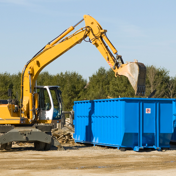 are there any restrictions on where a residential dumpster can be placed in Sixteen Mile Stand OH